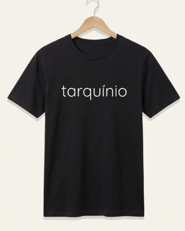 T-Shirt Tainha tarquínio preta